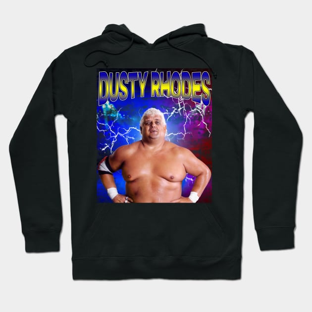 DUSTY RHODES Hoodie by Rofi Art